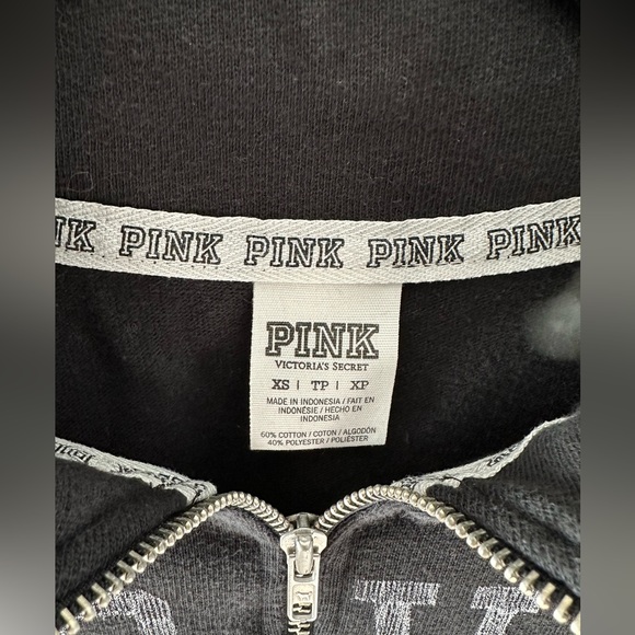 VS Pink Half Zip Sweatshirt - Picture 4 of 4